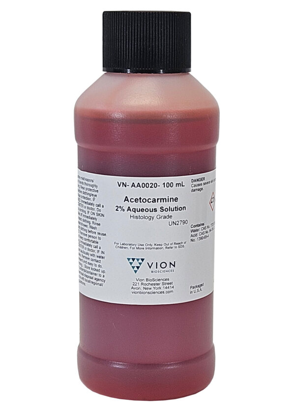 ACETOCARMINE, 2% AQ, 100ML