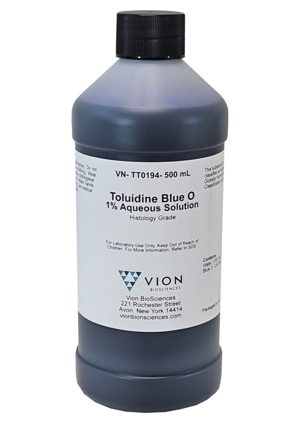 TOLUIDINE BLUE O, 1% AQ, 500ML